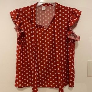 Polka dot blouse
